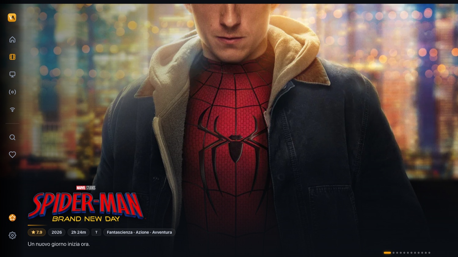 Sezione film su TV